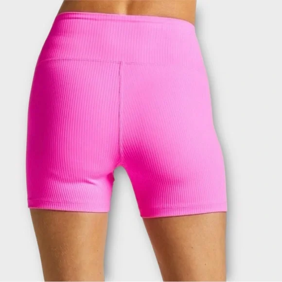 Year of Ours Pink Bike Shorts - Picture 2 of 6